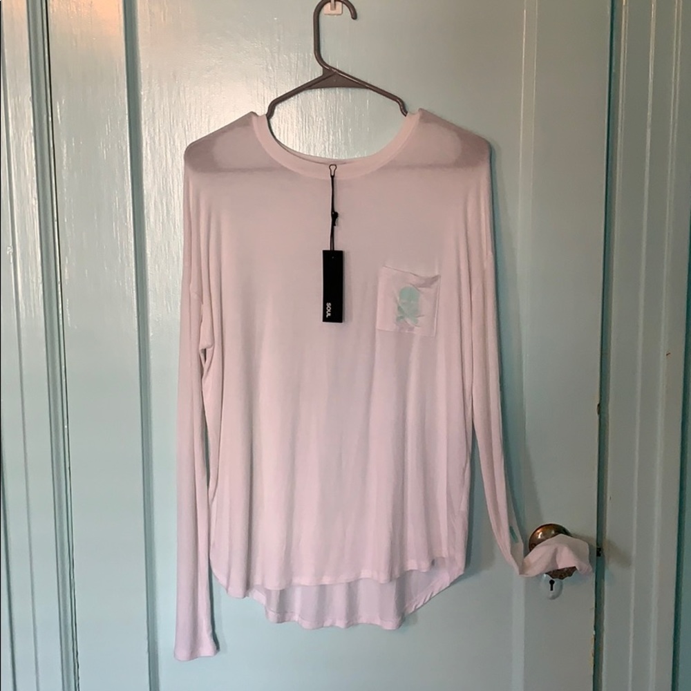 Soulcycle white long sleeve top *NEW WITH TAGS* - Picture 5 of 10